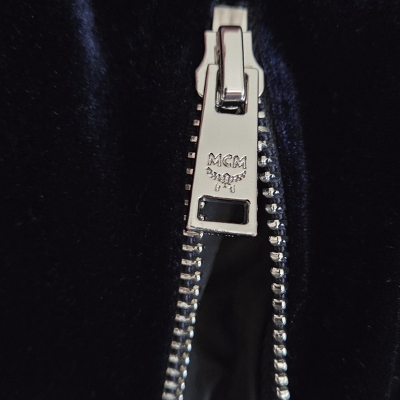 MCM  Souvenir Bomber Track Jacket ( UNISEX ) Logo Liner Size Small (EUC) - Picture 10 of 11